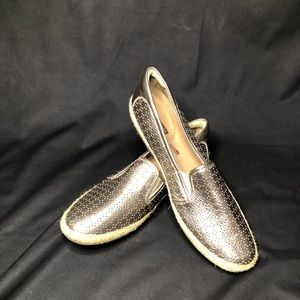 Gold slip on size 11 shoe